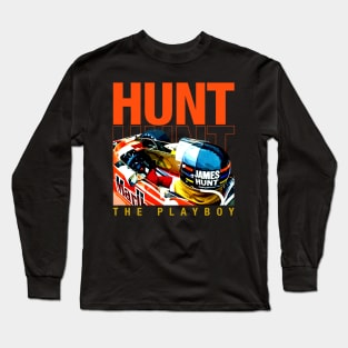 James Hunt 1976 Champion Retro Long Sleeve T-Shirt